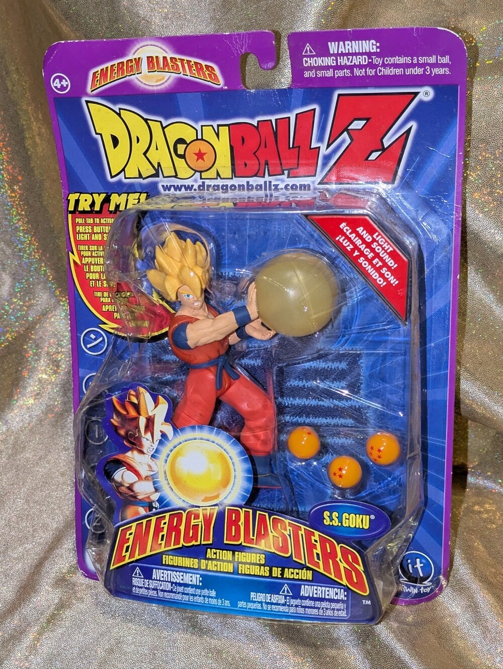 DragonballZ Energy Blasters - S.S. Goku Action Figure NEW